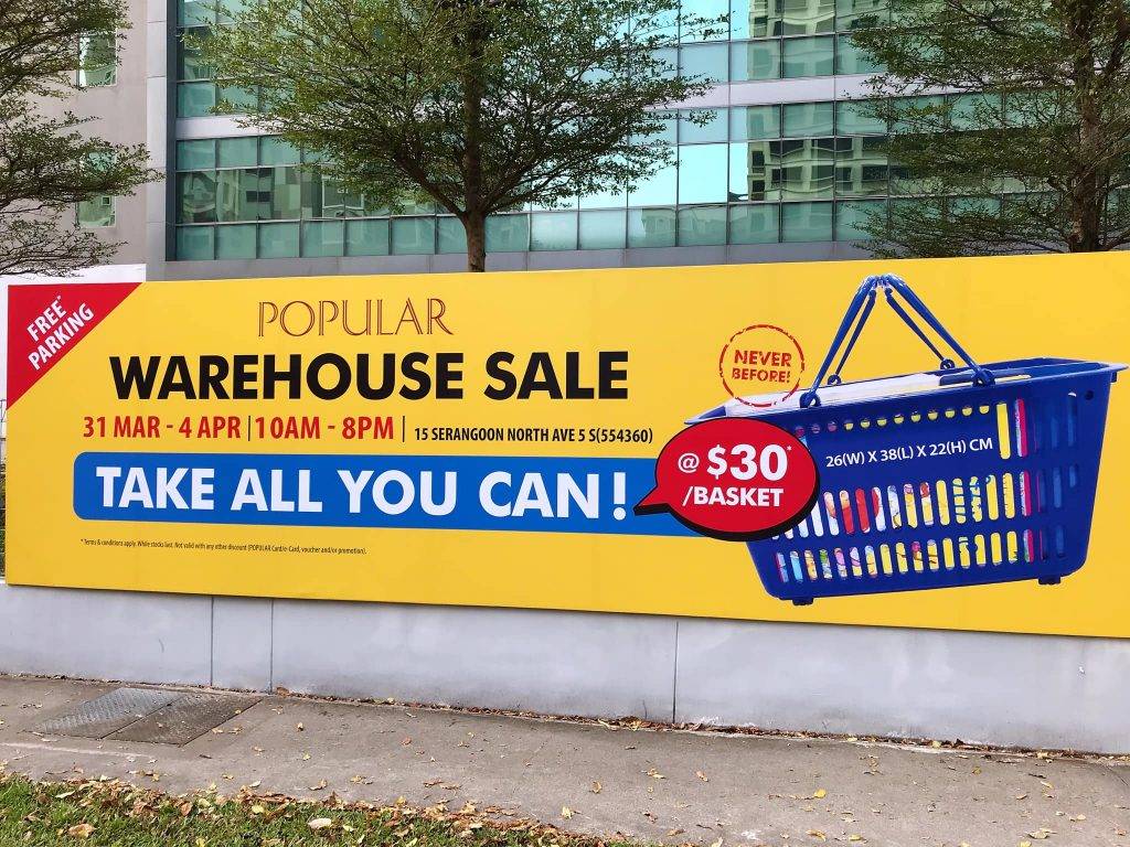 Popular倉庫大促,30新幣一筐書!只要能裝下,就全都是你的!!【活動時間:3月31日~4月4日】