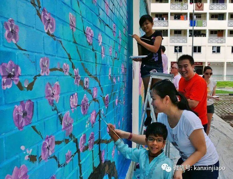 新加坡最美邻里!组屋楼下居然成了梵高画廊