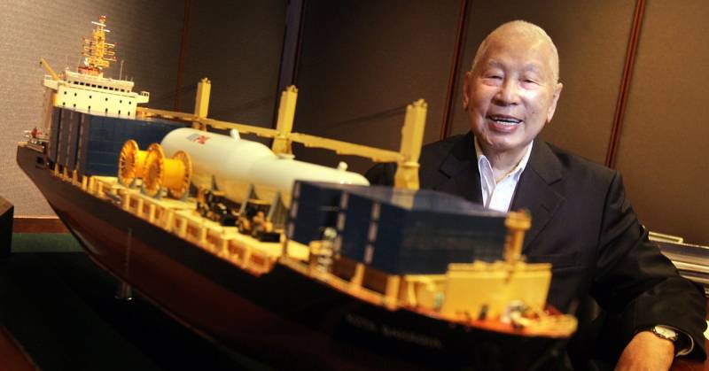 公司全球第十大 新加坡船王去世 享壽102