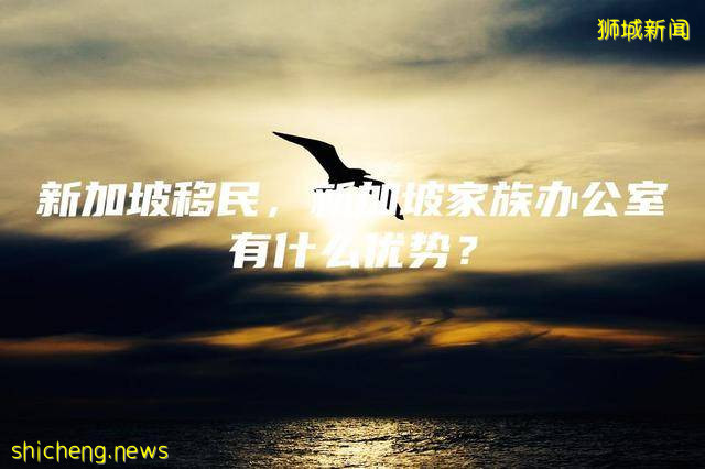 新加坡移民，新加坡家族办公室有什么优势