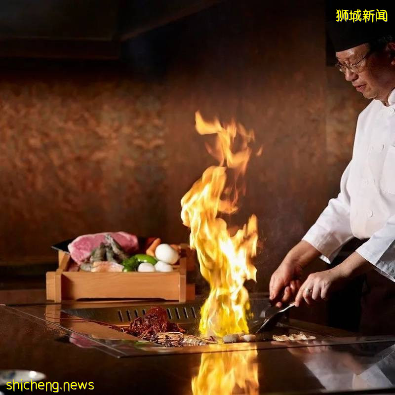 火焰中的“刀光劍影”，新加坡有哪些好吃好玩又好看的日式鐵板燒