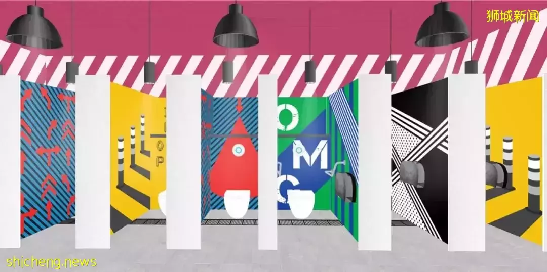 新加坡老商場改造,用工業霓虹升級視覺地標