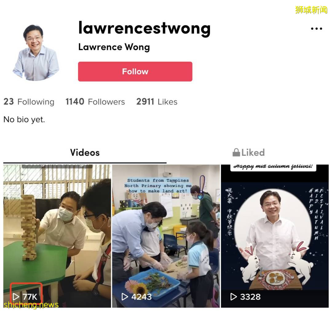 新加坡這個部長“親民值”爆表！注冊抖音賬號、自拍、曬小學證書