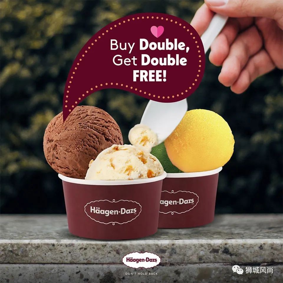 Haagen Dazs to offer buy double get double free till March 29