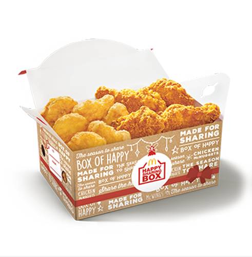 吃貨們看過來!新加坡麥當勞將推出節日快樂分享盒啦