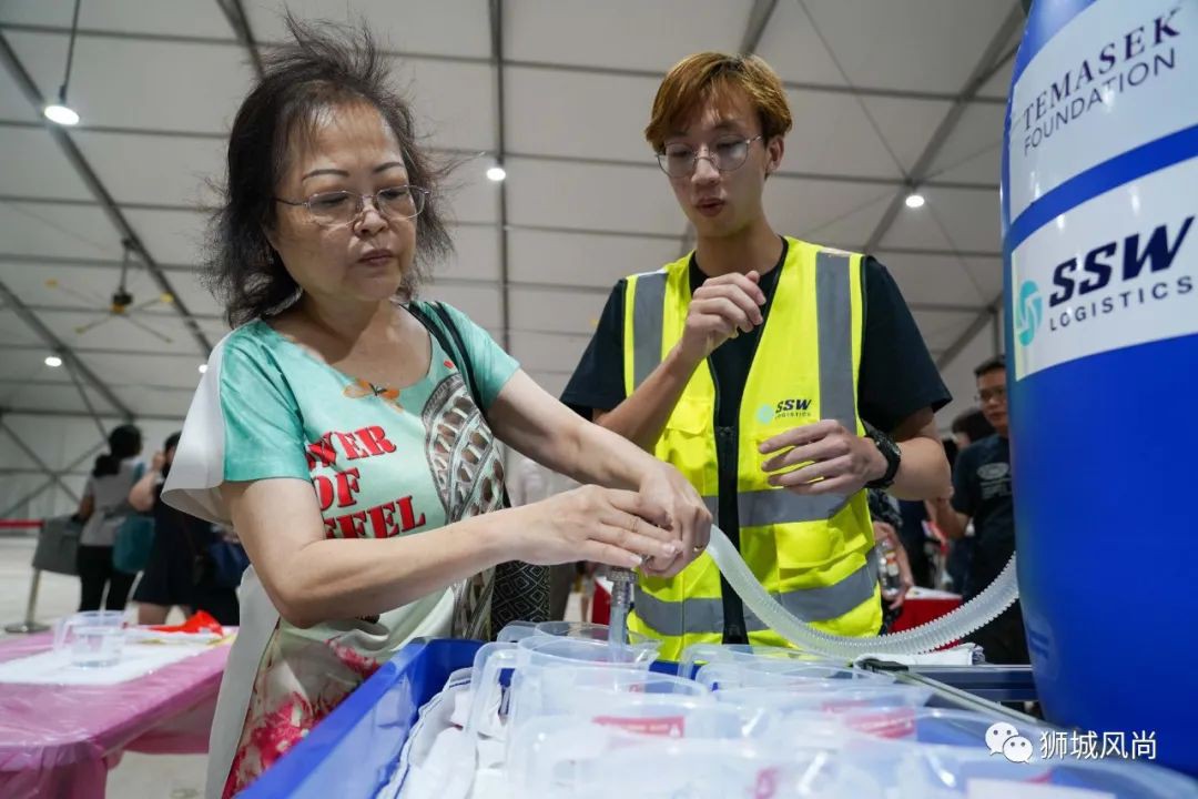 Temasek Foundation giving FREE Hand Sanitizers to households