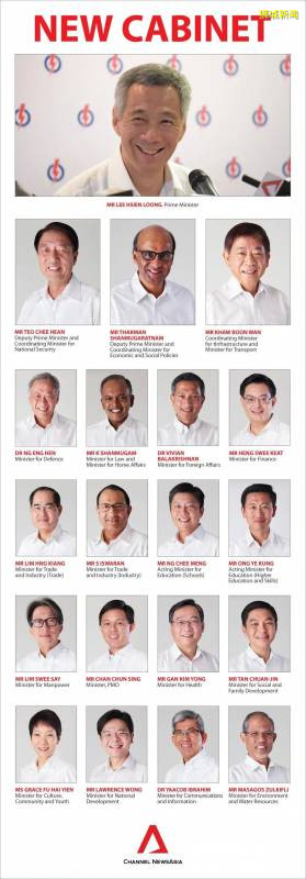 多圖!李顯龍宣誓就任新一屆的新加坡總理,反對黨議員也來了