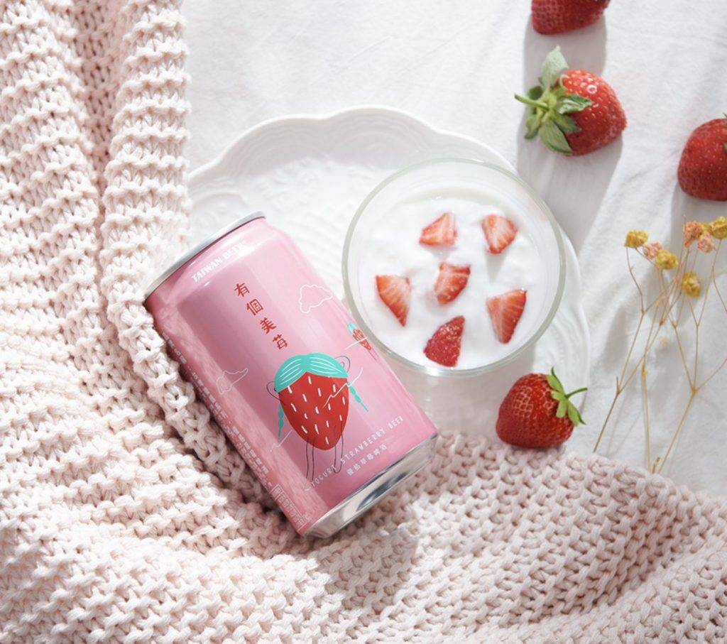 美梅給你醉🍺 粉嫩嫩“台啤有個美梅”新加坡上市🍓草莓+優格+啤酒,聚會就試這一味