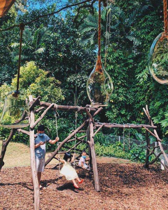 新加坡最洋氣的親子餐廳!歐式大自然風The Pantry 🍂 巨型樹屋、木制秋千,大人也能耍一天