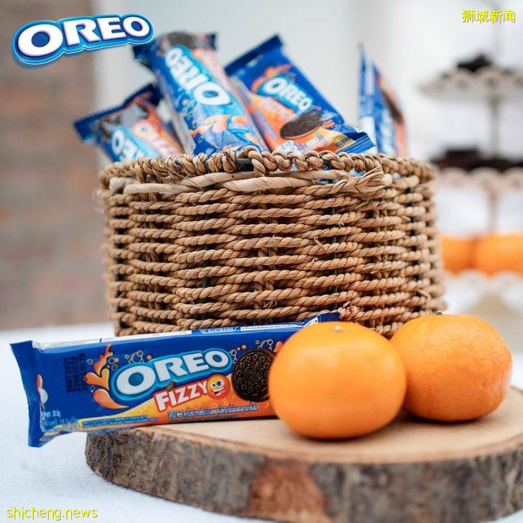 万圣节应景饼干🎃 Orange口味奥利奥你试过了吗⁉️ 夹心奶油清新酸甜,还带有气泡感🤤