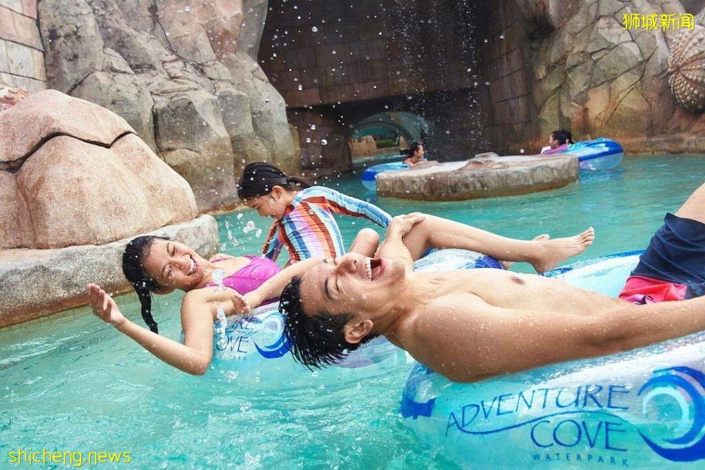 清凉一夏💦 圣淘沙水上探险乐园重开!入场门票推出优惠价格🔝 最低价票只要S$20