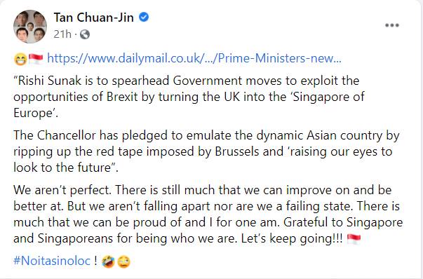 殖民過新加坡的英國,現在倒過來要成爲“歐洲的新加坡”