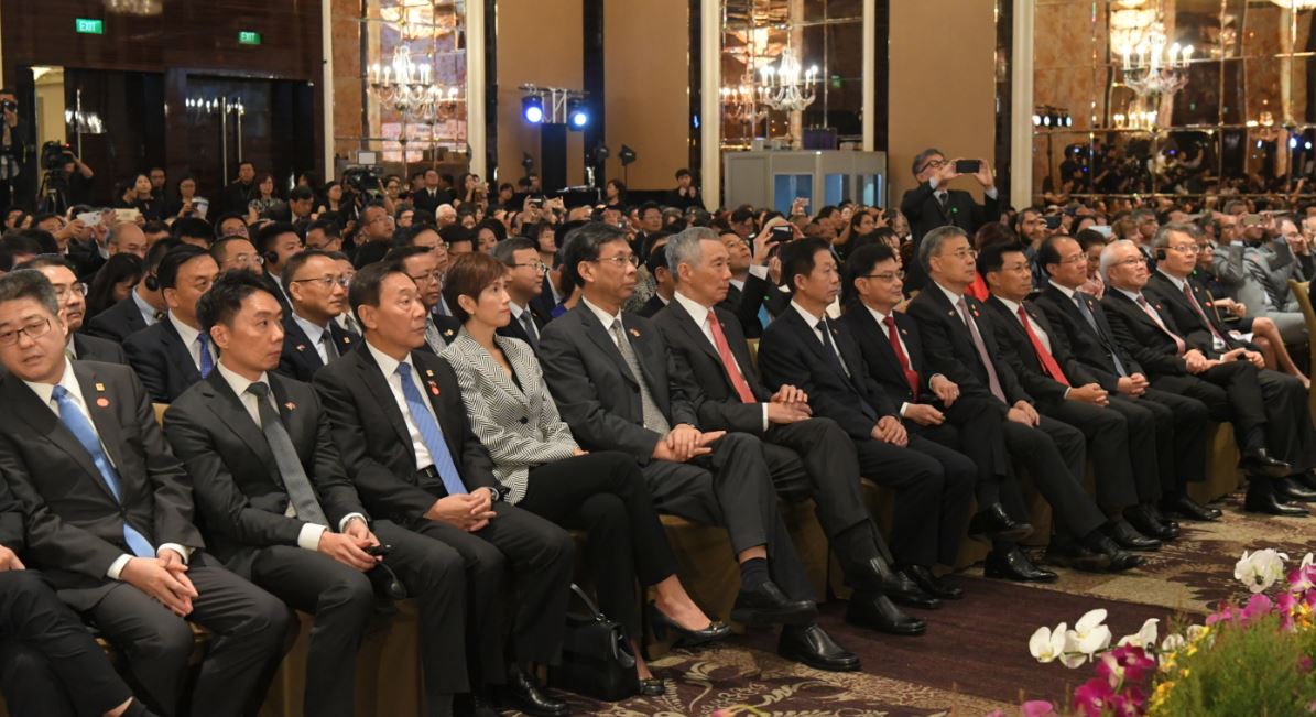 中国国务院总理李克强出席新加坡讲座并发言及回应新中关系和中美关系