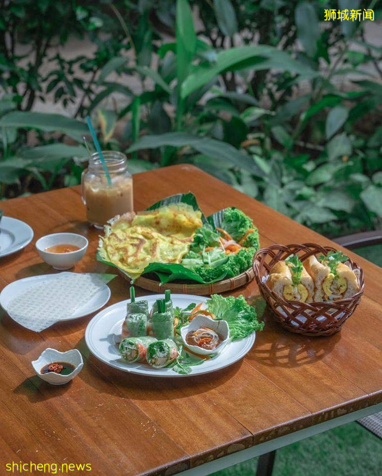 花园森系越南餐厅Lucky Saigon Cafe🌿仿佛在丛林中就餐！经典越式美食必不可少😎 
