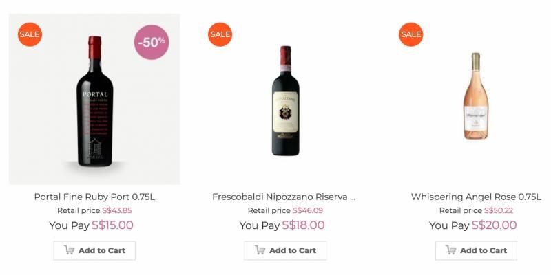 活久见！机场DFS推出Online酒水大促！低至5折，还不限购！满250新币还送货上门哦！不出门不旅行在家也能买酒水啦