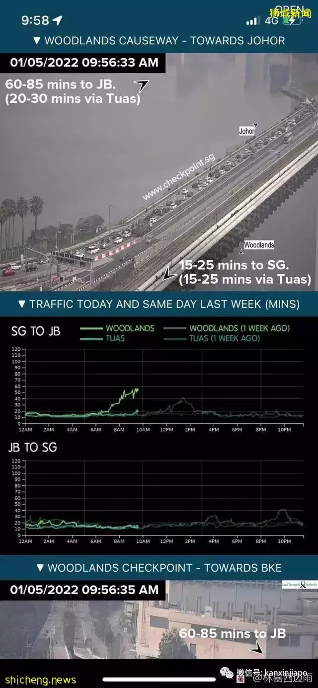 “在新加坡闷了两年，我终于开车回马来西亚探亲咯”