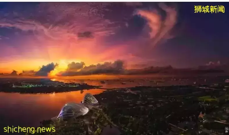 新加坡紫色“月蚀”暴走，网友纷纷晒出：神奇瞬间