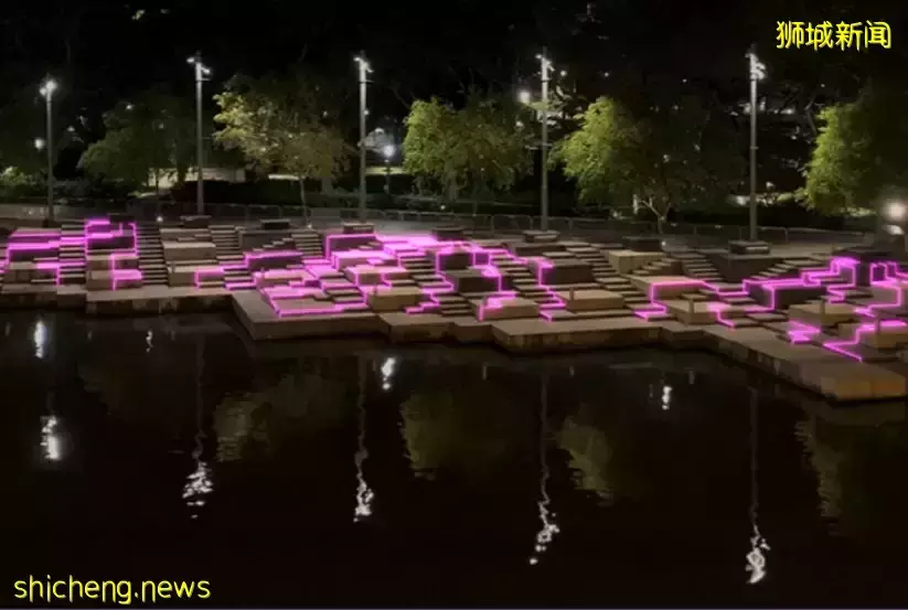 I Light Singapore燈光藝術品，照亮新加坡夜景