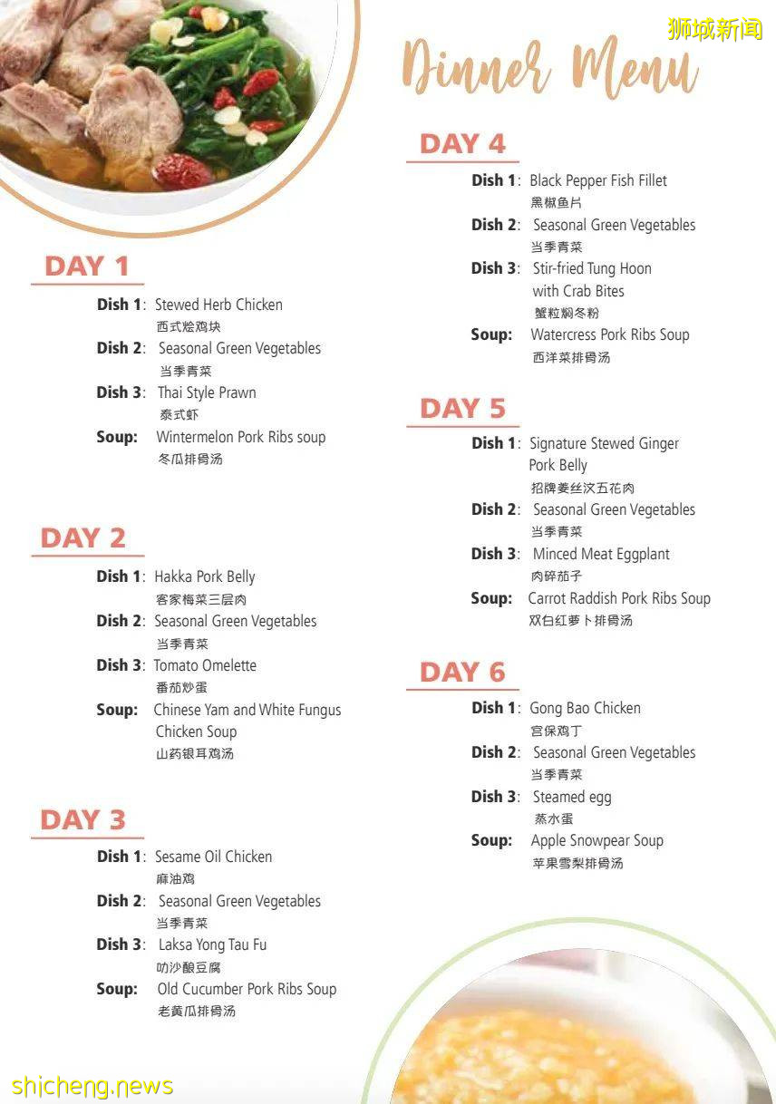 不用做飯！不用請女傭！新加坡11家包月訂餐平台，$4起，解放雙手