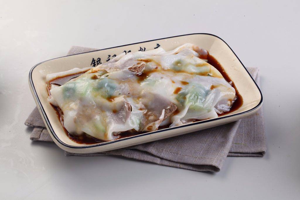 红遍广州、走向国际的银记肠粉店🔥牛肉+猪肝+油条馅料,薄如纸的肠粉吹弹可破