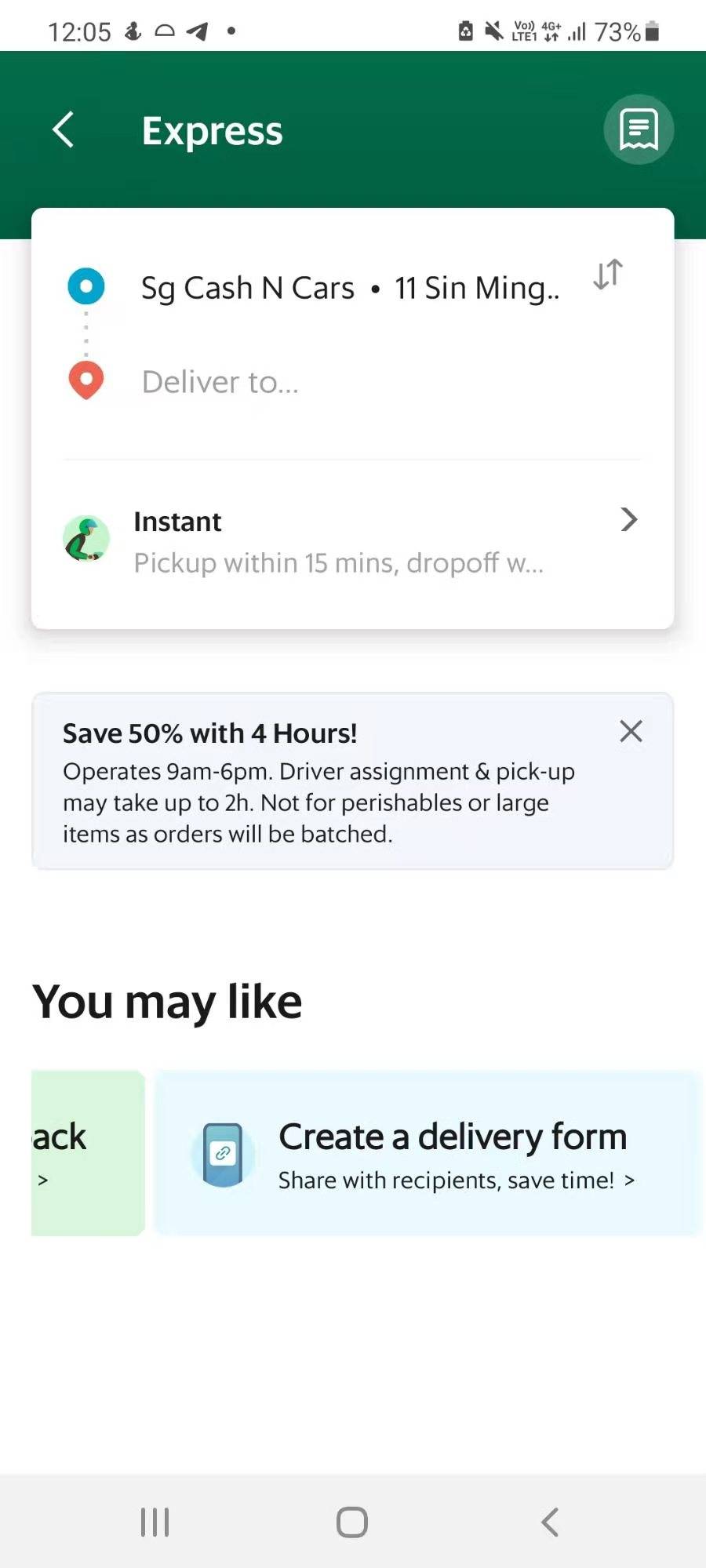 Grab Express 提供即時送達服務,跑腿送貨超好用