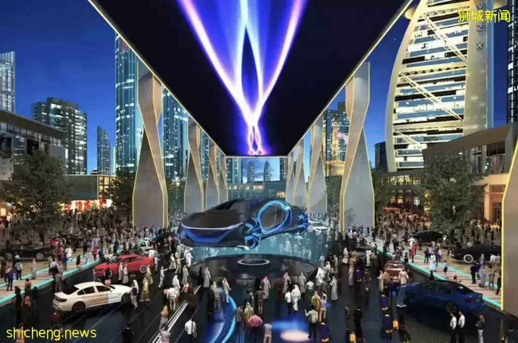 新加坡·新景点‼️ 数码天幕预计2024年落成!届时将成为全东南亚最大的巨型天幕🤩