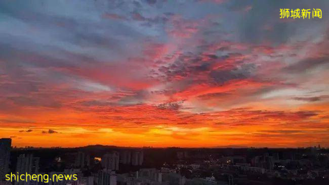 新加坡絕美晚霞霸屏網絡，你看了嗎？獅城這些地點最合適賞晚霞
