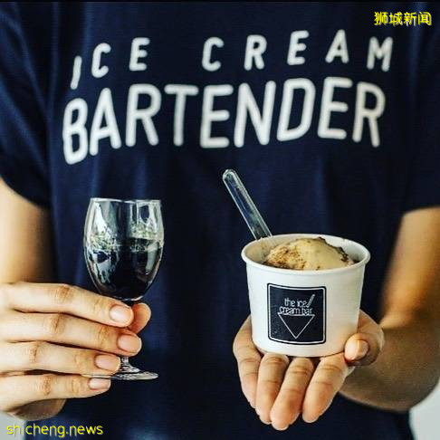 The Ice Cream Bar开到新加坡!黑白南洋风格店面,冰激淋与鸡尾酒的奇妙碰撞