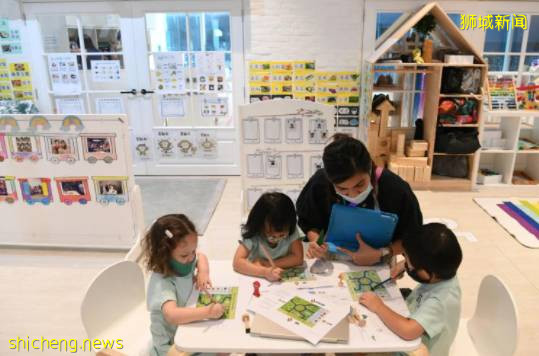 數據統計，新加坡收緊防疫措施首日，學前教育中心出席率仍達八成以上