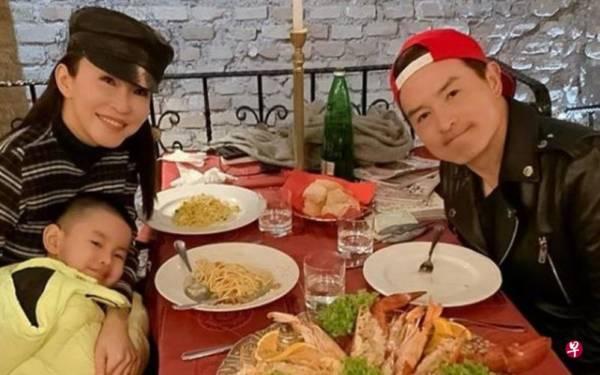 范文芳罗马拍戏 老公 儿子陪过年 庆生