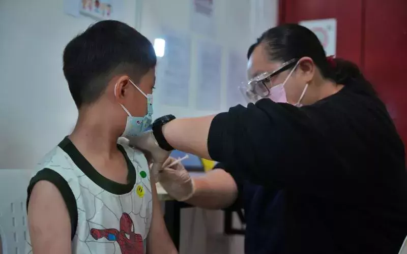 770名儿童前天与兄弟姐妹一同接种疫苗