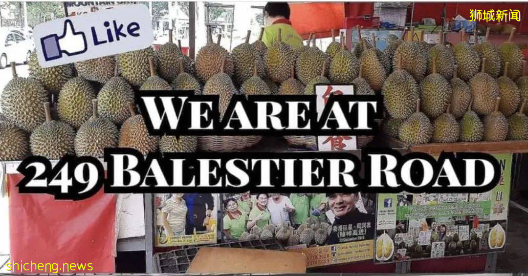 吐血整理！新加坡這20家榴梿太香了！S$11起