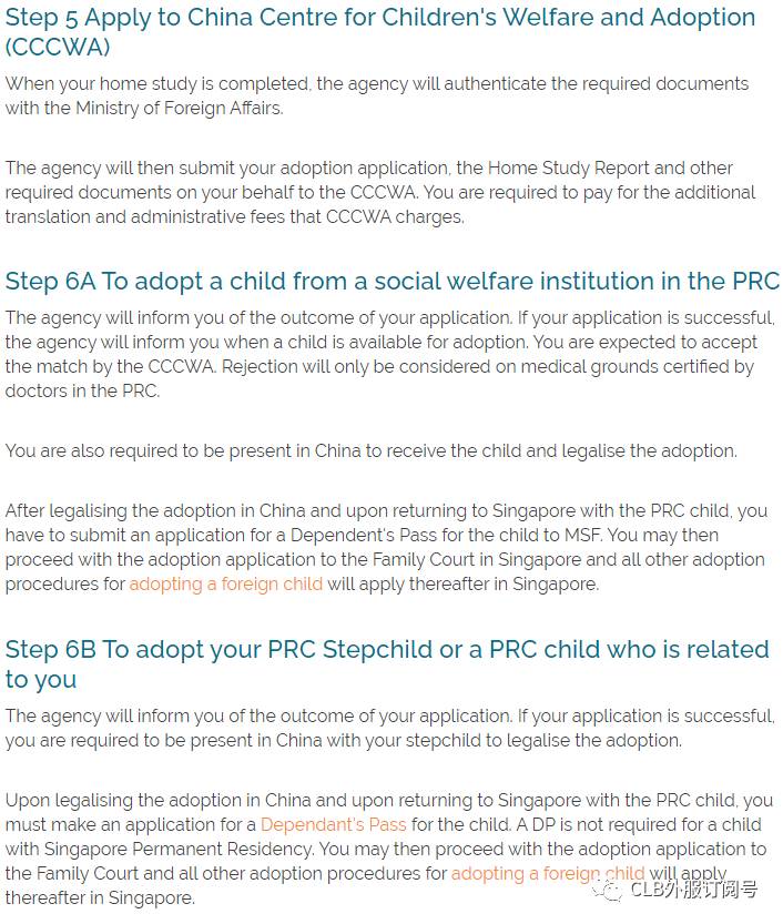 新加坡公民在中华人民共和国收养中国儿童