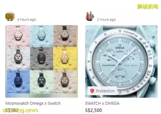 歐米茄聯名手表在新加坡遭哄搶，價格在網上被炒高14倍！妥妥的智商稅
