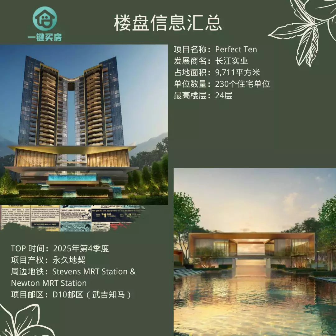 新加坡買房 Perfect Ten 武吉知馬 風水好盤 高調奢華 名校林立