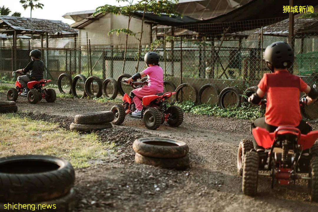 刺激!儿童仅$15!新加坡首个越野摩托车基地等你来玩