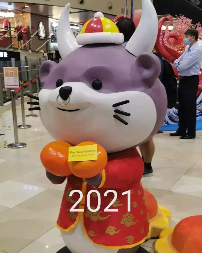 牛车水吉祥物再次登上话题,从前世被人笑到现在