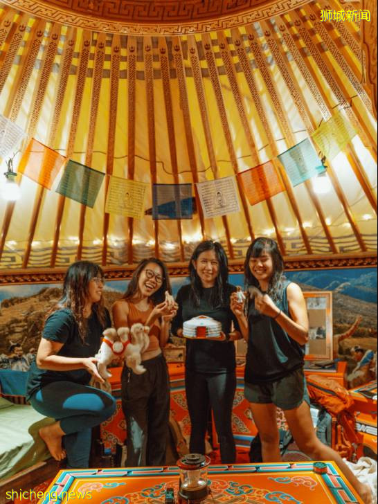 保证你没见过!新加坡2天1夜蒙古包露营,篝火点起来