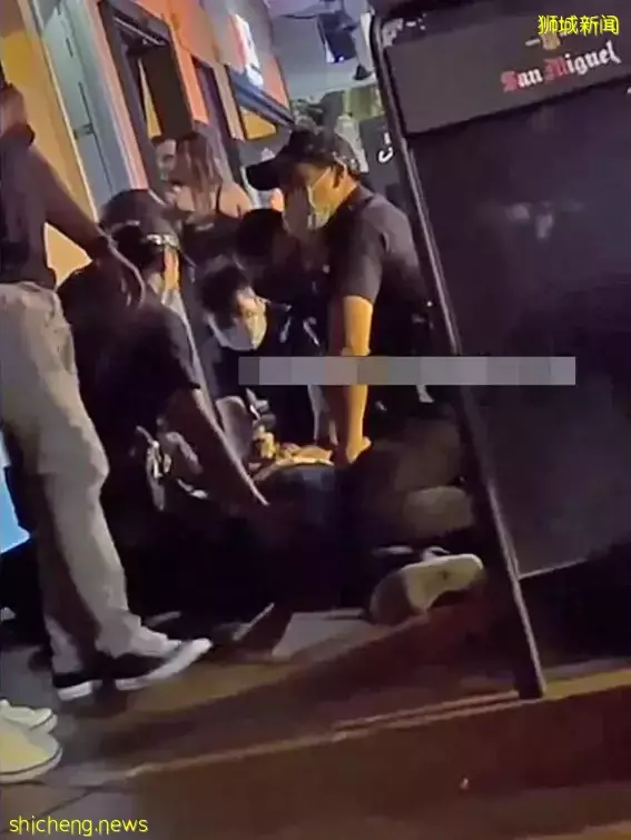 醉洋汉砸杯闹事 顾客劝阻伤手臂