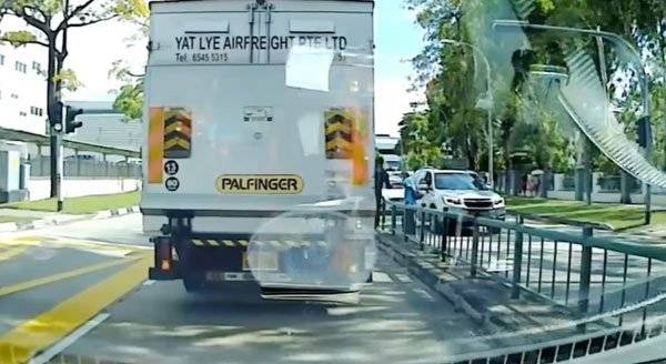 羅厘停路中央 司機下車攙扶老伯過馬路