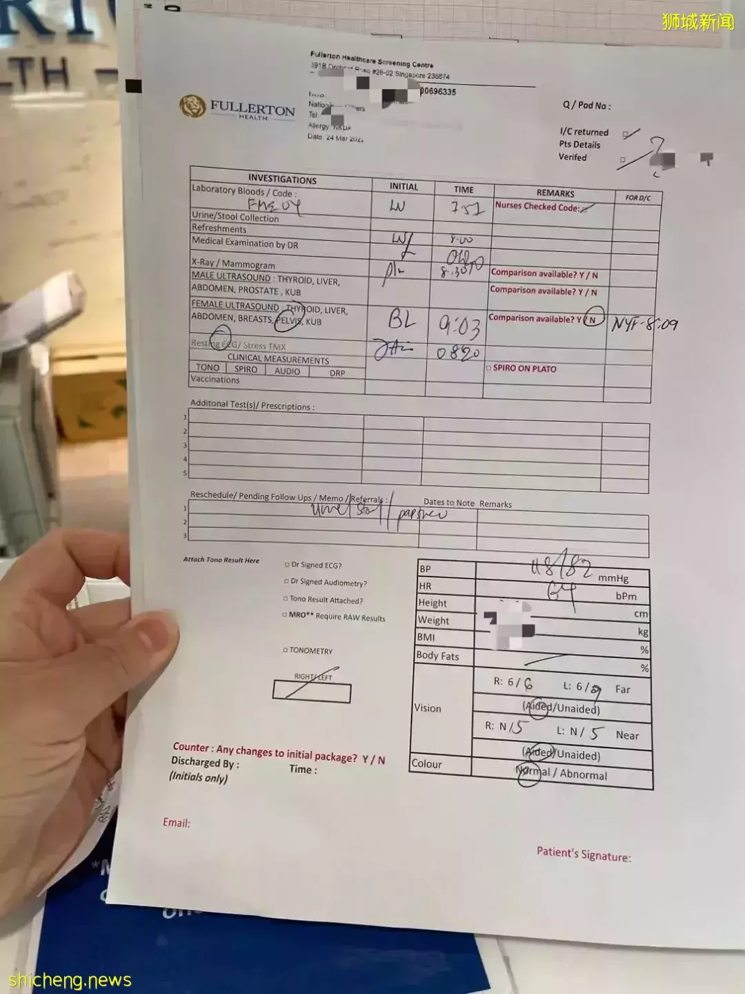 在新加坡做一次舒心又全面的體檢,到底要花多少錢