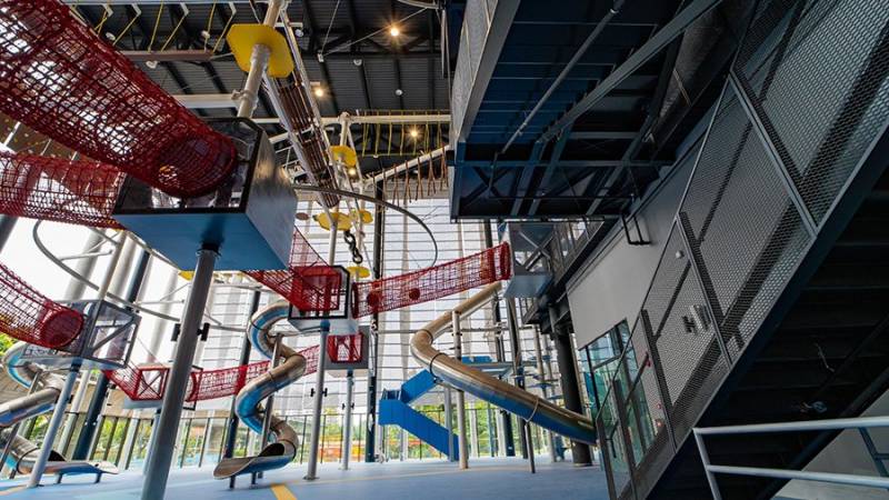 新加坡全新室內探險場地HomeTeamNS來啦！將近5層樓高的新加坡最大室內滑梯、忍者課程、超多探險情境等你來瘋玩