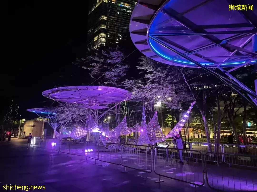 “照亮新加坡 2022”，滨海湾夜间华灯美轮美奂这月抓紧看