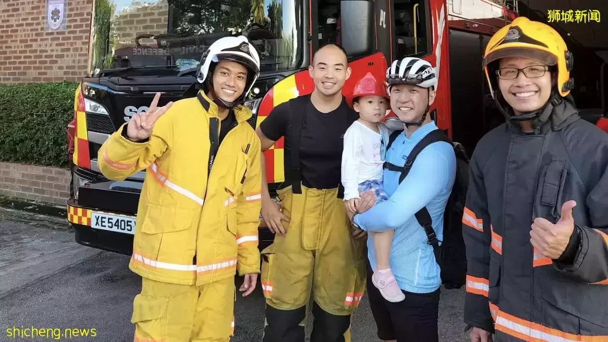 爸爸带两岁女儿环岛骑行 17小时完成166公里路程