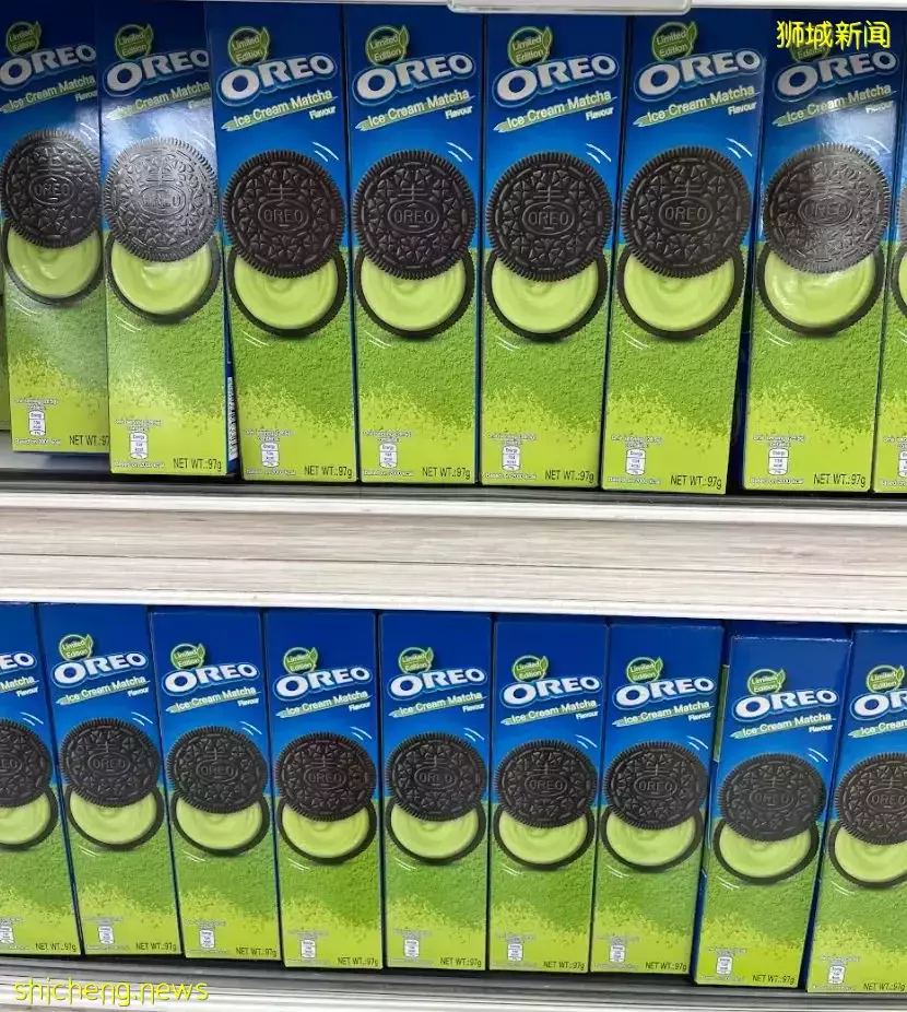 全新冰激凌抹茶口味Oreo!清凉夏日风味,现已登陆新加坡