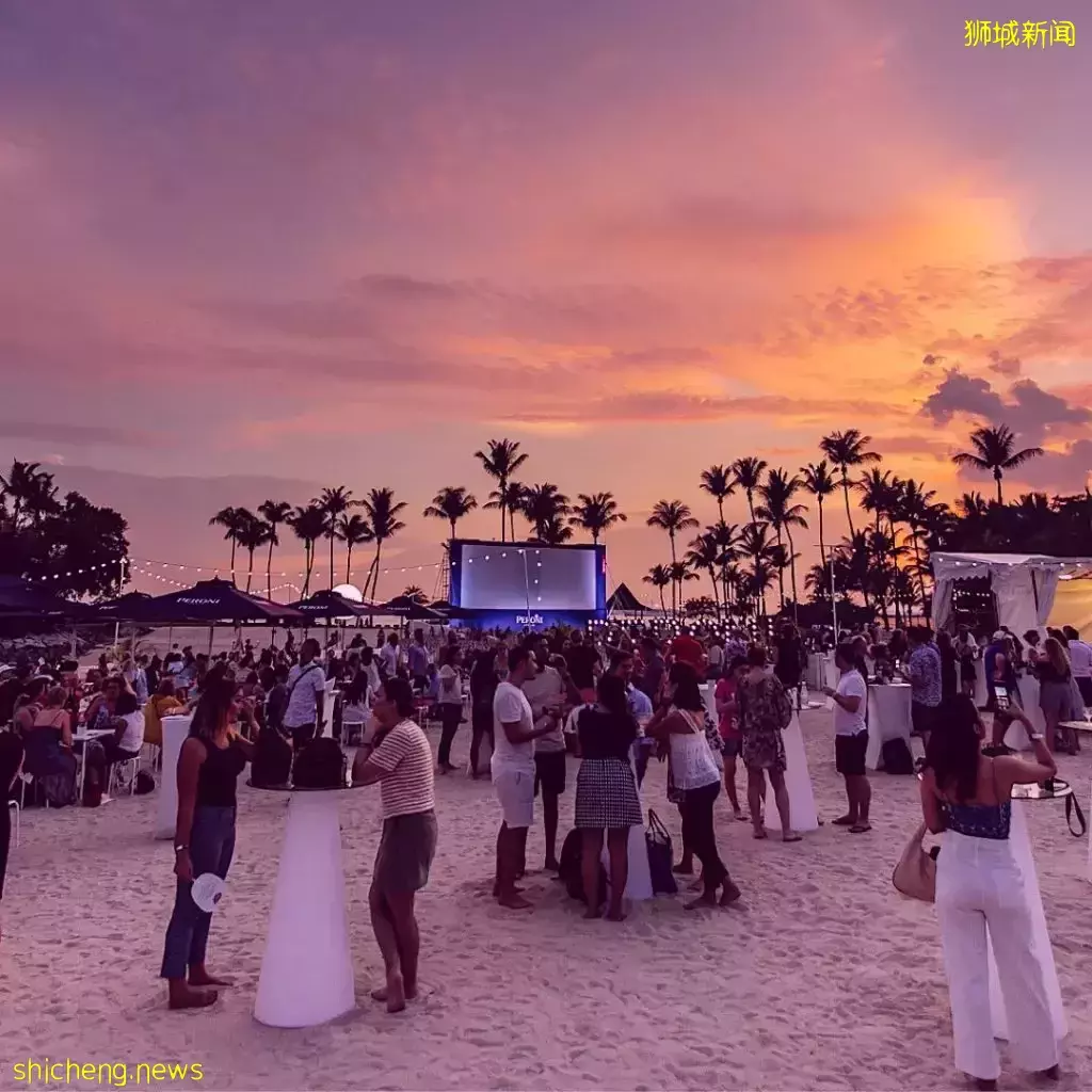 全亞洲最美戶外影院就在聖淘沙！讓你在沙灘夕陽下看好萊塢大片，一人只需$44.80，趕快預訂