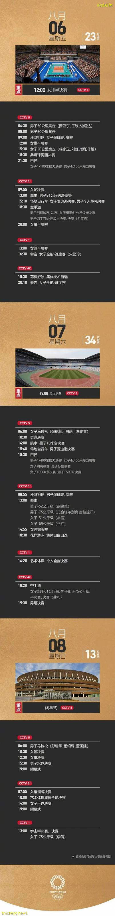 耗资200亿美元的东京奥运会!在新加坡如何看奥运直播