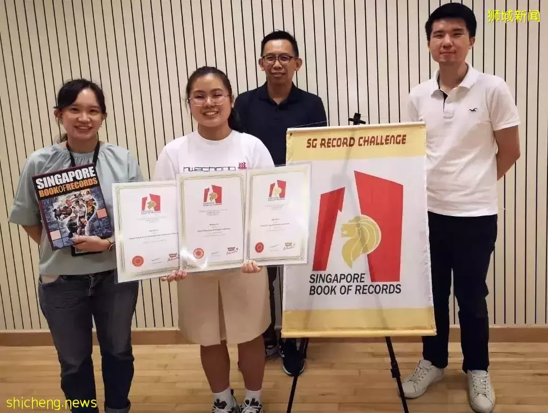 4岁学珠心算,7岁成世界级冠军,17岁女生打破新加坡三“最快”纪录