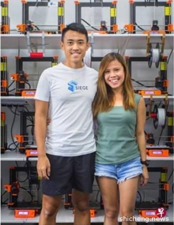 ◤肺炎疫情◢狮城情侣众筹制防护面罩 送我国前线医护人员