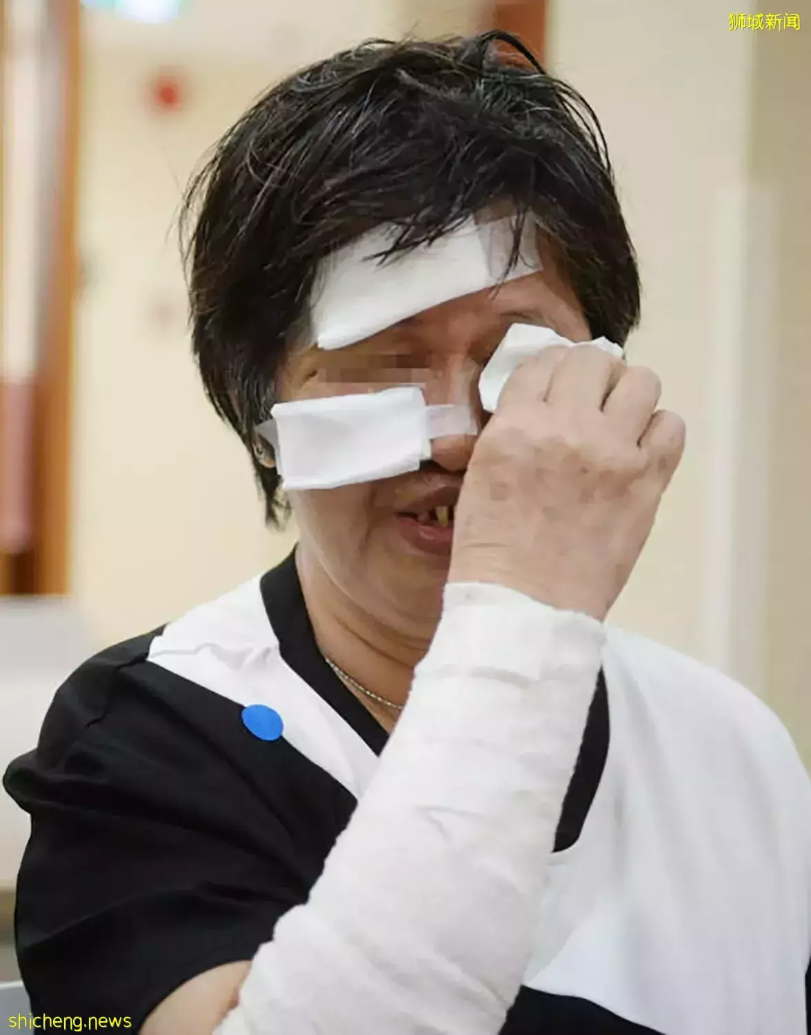 被滚烫热粥泼脸 女摊贩获赔1.6万